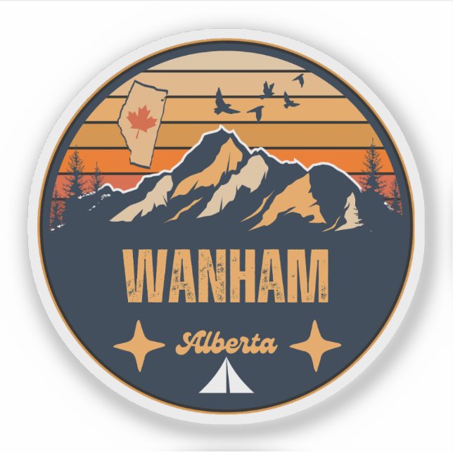 Wanham, Alberta Aufkleber (Vorderseite)
