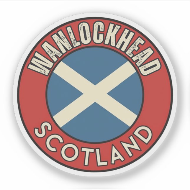 Wanlockhead, Schottland Aufkleber (Vorderseite)