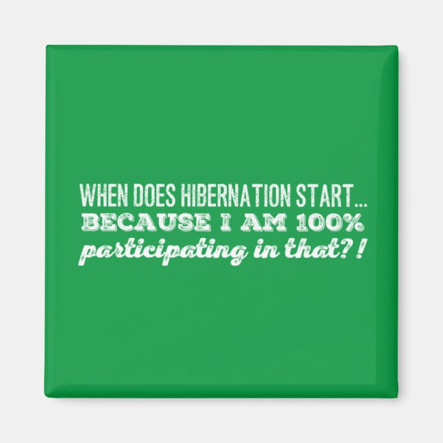 Wann beginnt die Schlaflosigkeit Magnet (Vorne)