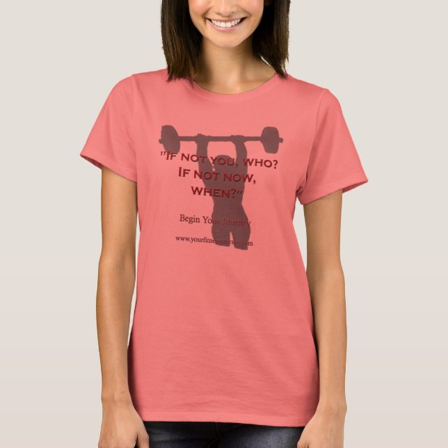 Wann fängst du an? T-Shirt (Vorderseite)