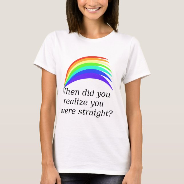 Wann hast du... T-Shirt (Vorderseite)