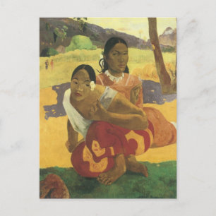 Wann heiratest du Paul Gauguin, Vintage Kunst? Postkarte