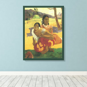Wann heiratest du? von Paul Gauguin, Vintage Art Leinwanddruck