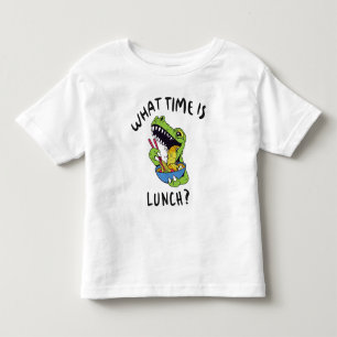 Wann ist das Mittagessen Kleinkind T-shirt