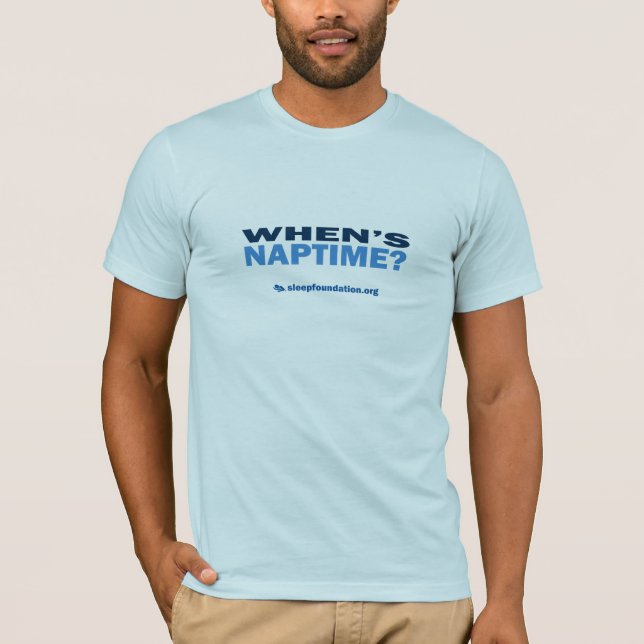 Wann ist Naptime? (Männer) T-Shirt (Vorderseite)