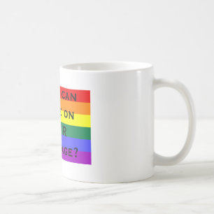 Wann kann ich über IHRE Heirat abstimmen? Kaffeetasse