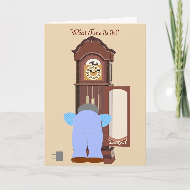 Wann? Ruhestand Karte (Vorderseite)