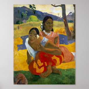 Wann wirst du heiraten? Paul Gauguin Poster