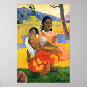 Wann wirst du heiraten? Paul Gauguin Poster