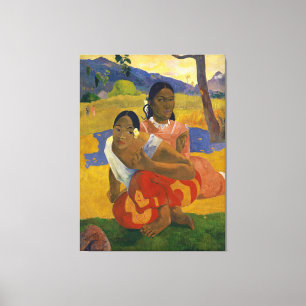 Wann wirst du heiraten? von Paul Gauguin (1892) Leinwanddruck
