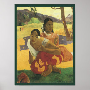 Wann wirst du heiraten? von Paul Gauguin, Vintage Poster