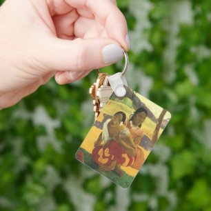 Wann wirst du heiraten? von Paul Gauguin, Vintage Schlüsselanhänger