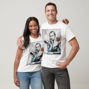 Wann wurde das Böse zu einer guten Frau, die an de T-Shirt