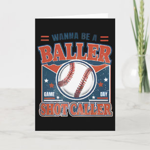 Wanna Be A Byller Shot-caller Retro Bysebyll Spiel Karte