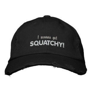 Wanna bekommt SQUATCHY Bestickte Kappe
