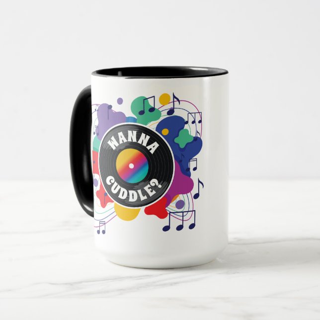 Wanna Cuddle - Design #1 - Tasse (C) (Vorderseite Links)