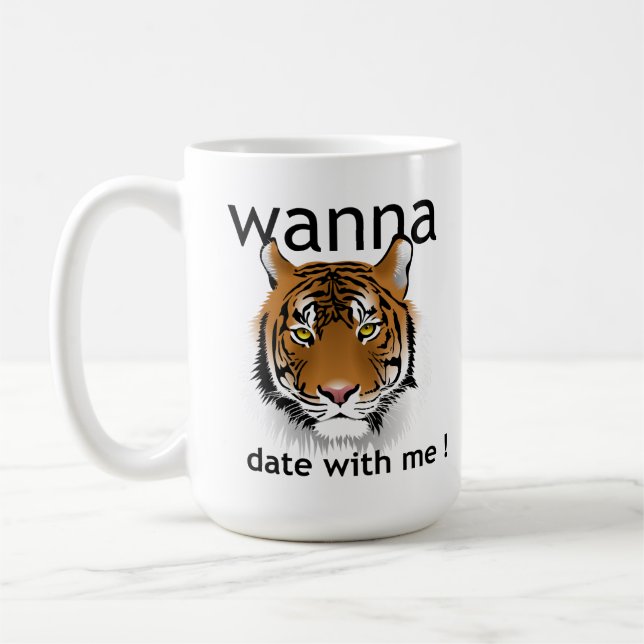 /Wanna Date mit mir Kaffeetasse (Links)