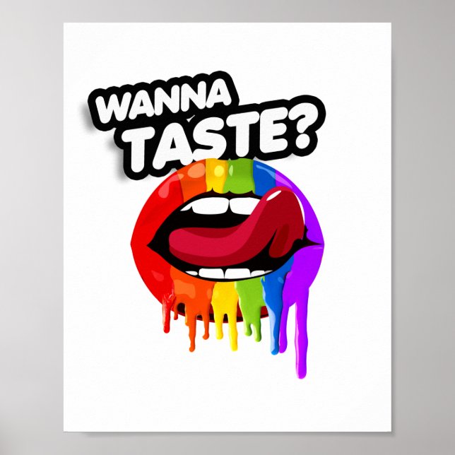 WANNA GESTASTET DEN RAINBOW POSTER (Vorne)