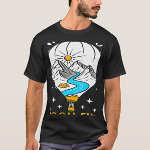 Wanna Go auf einem Ballonflug Hot Air Ballon Ballo T-Shirt