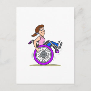 Wanna-Rennen Postkarte