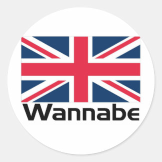 Wannabe - UK Runder Aufkleber