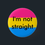 Wannenstolz bin ich nicht gerades Button<br><div class="desc">einfache und kurze Weise,  Leute wissen zu lassen</div>