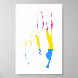 Wannenstolz-Friedenszeichen Poster