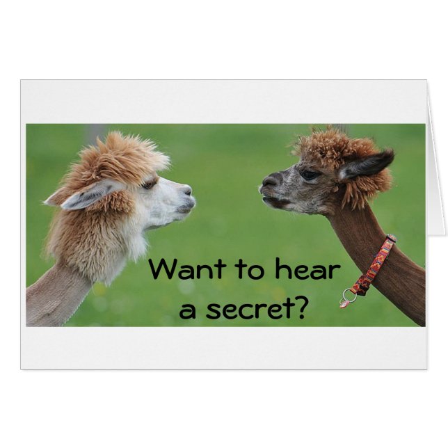 WANT TO KNOW A "SECRET"- I LOVE ***YOU** (Vorderseite (Horizontal))