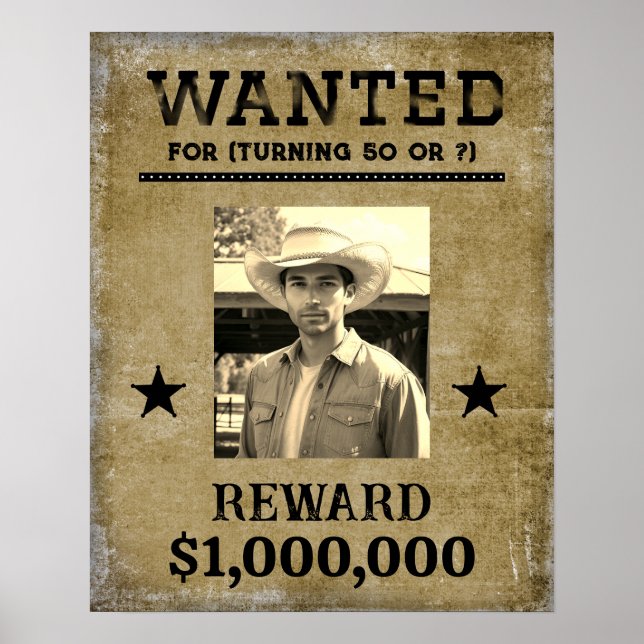 Wanted Poster - photo and you decide the "crime" (Vorne)