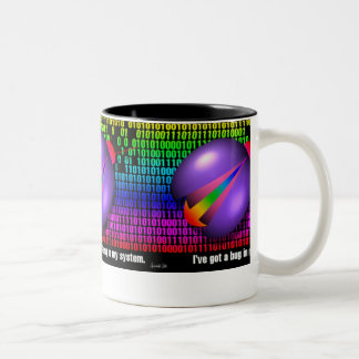 WANZE IN DER SYSTEMS-TASSE ZWEIFARBIGE TASSE
