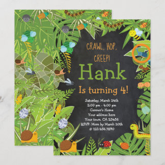 Wanzen-Insekten-Einladung, Tafel Einladung