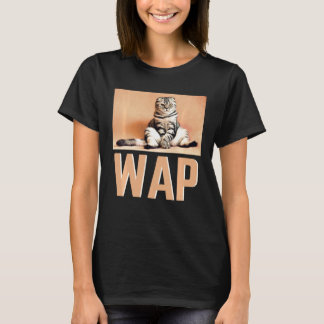 Wap Funny Kitty Cat Music Song Inspiriert Kurzes S T-Shirt