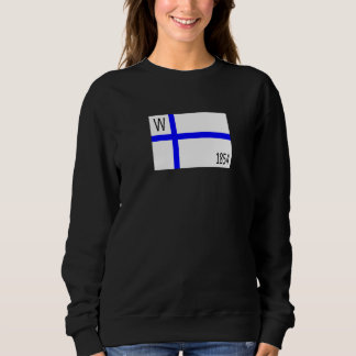 Wapella Illinois Flag Sweatshirt