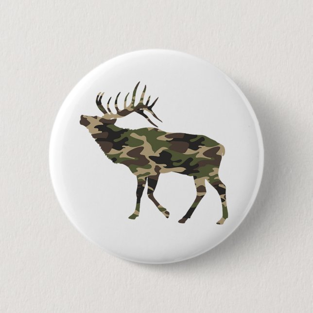 Wapiti-Hirsch-Tarnung     Button (Vorderseite)