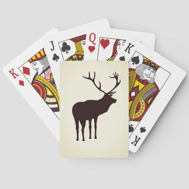 Wapiti. Karten, Karten, Spiele Spielkarten (Rückseite)