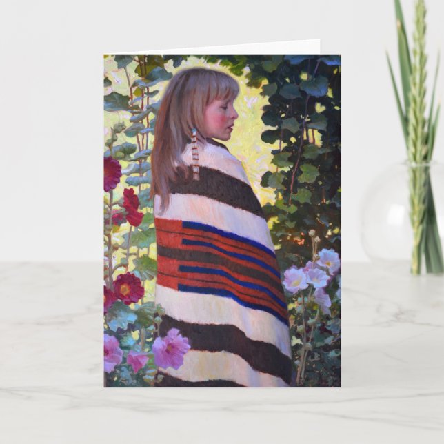 Wapiya Winyan Greeting Card Karte (Vorderseite)