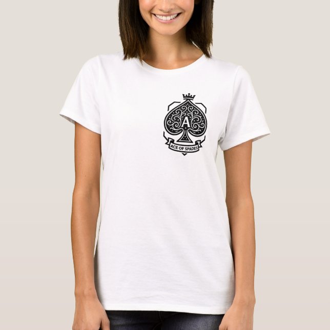 Wappen "Ace of Spades" — Kronleuchter T-Shirt (Vorderseite)