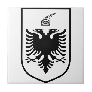 Wappen Albaniens Fliese
