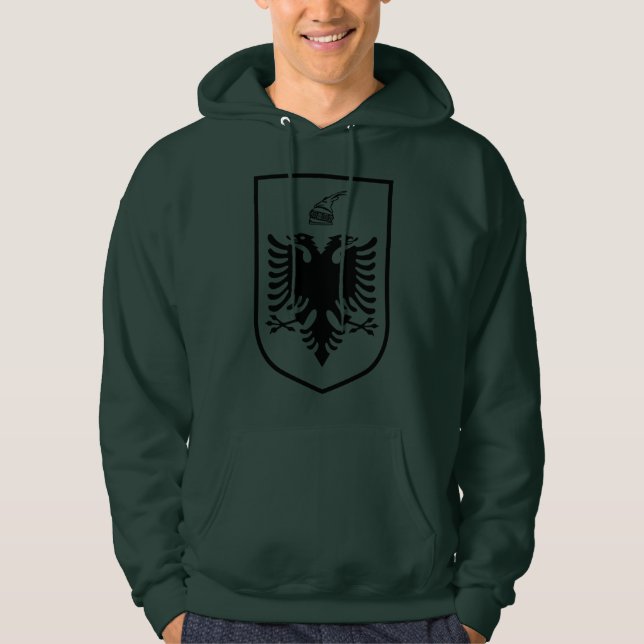 Wappen Albaniens  Hoodie (Vorderseite)
