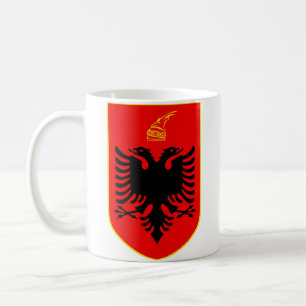 Wappen Albaniens Kaffeetasse