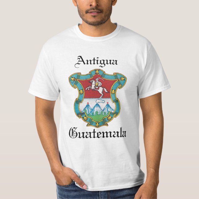 Wappen Antiguas Guatemala-Stadt T-Shirt (Vorderseite)