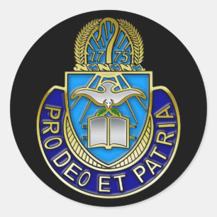 Wappen-Aufkleber Army Chaplain Corp Runder Aufkleber