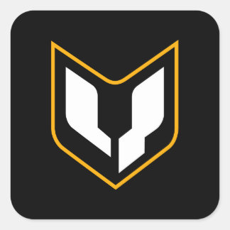 Wappen-Aufkleber Quadratischer Aufkleber
