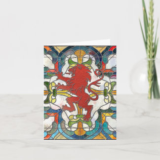 Wappen aus Hartglas Karte