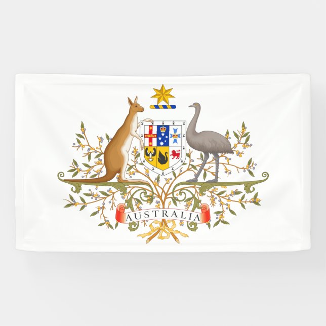 Wappen Australiens Banner (Horizontal)
