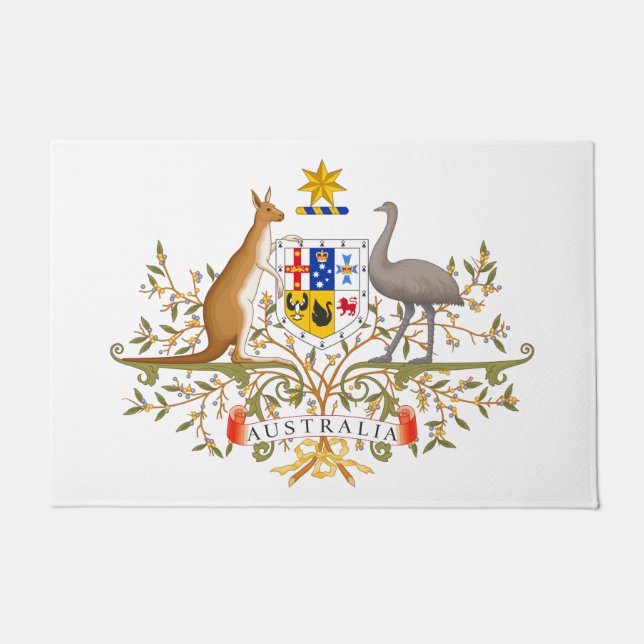 Wappen Australiens Fußmatte (Vorderseite)