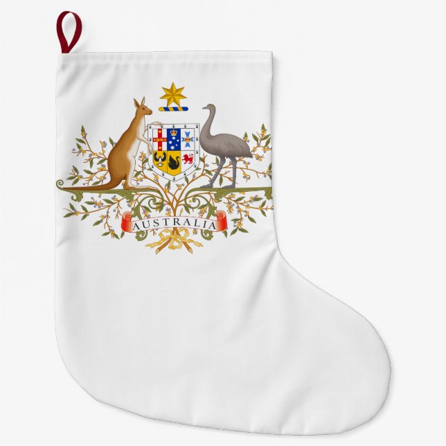 Wappen Australiens Großer Weihnachtsstrumpf (Vorderseite)