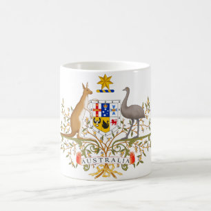 Wappen Australiens Kaffeetasse