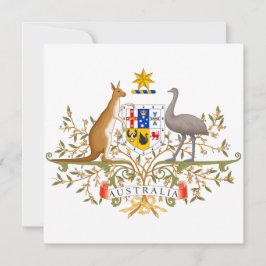 Wappen Australiens Karte