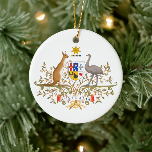 Wappen Australiens Keramik Ornament (Baum)